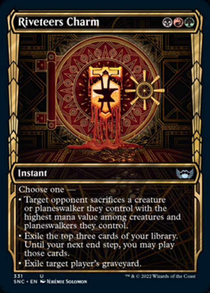 Riveteers Charm (Showcase Golden Age) [Streets of New Capenna] | Exor Games Truro