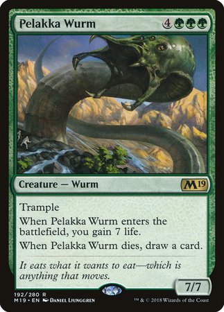 Pelakka Wurm [Core Set 2019] | Exor Games Truro