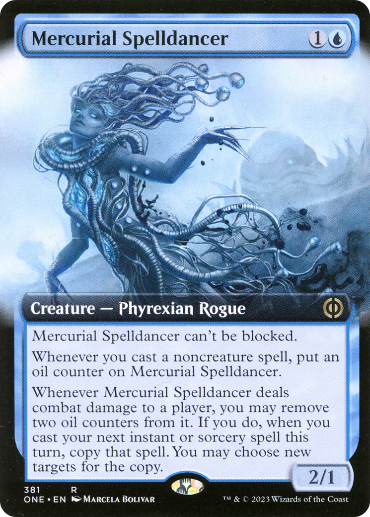 Mercurial Spelldancer (Extended Art) [Phyrexia: All Will Be One] | Exor Games Truro