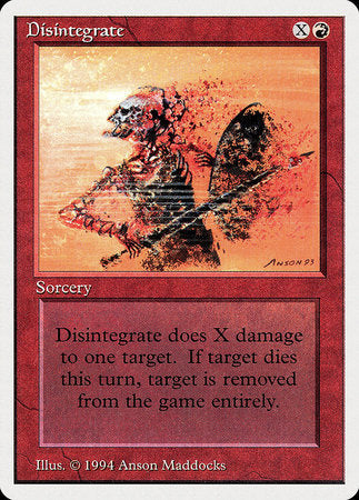 Disintegrate [Summer Magic / Edgar] | Exor Games Truro