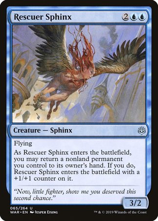 Rescuer Sphinx [War of the Spark] | Exor Games Truro