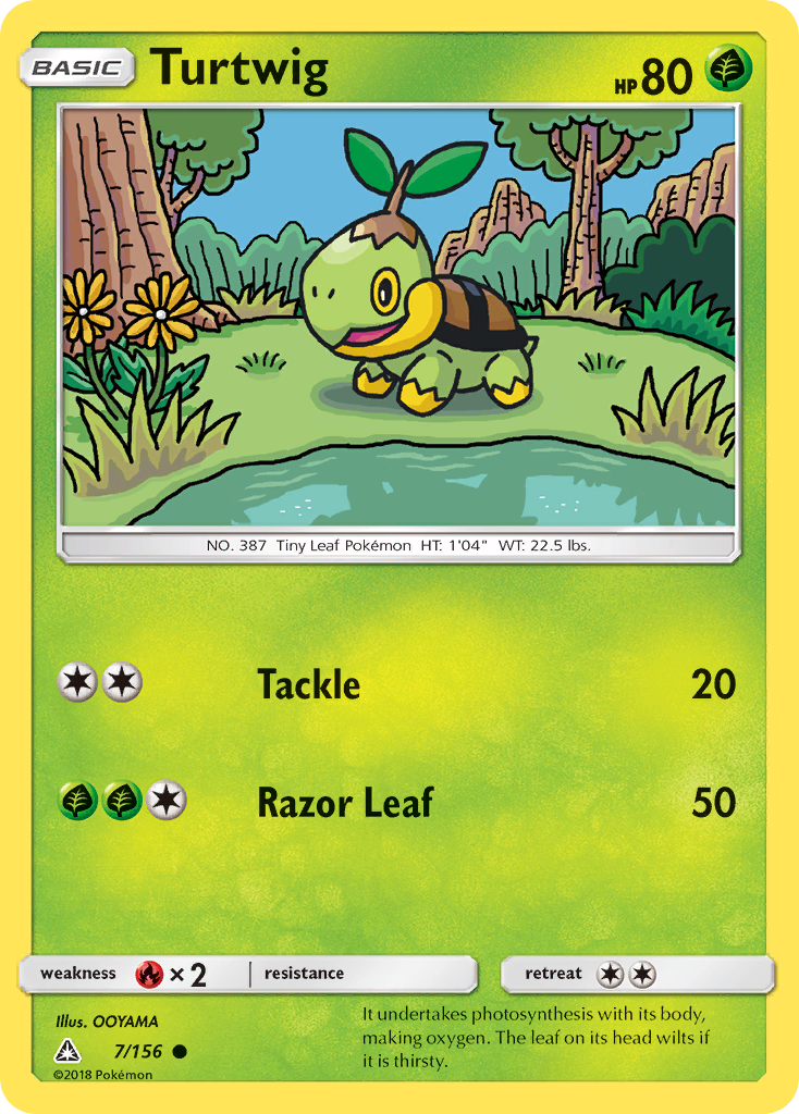 Turtwig (7/156) [Sun & Moon: Ultra Prism] | Exor Games Truro