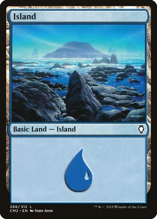 Island (288) [Commander Anthology Volume II] | Exor Games Truro