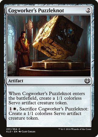 Cogworker's Puzzleknot [Kaladesh] | Exor Games Truro