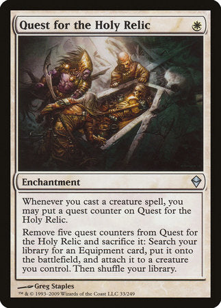 Quest for the Holy Relic [Zendikar] | Exor Games Truro