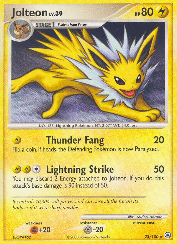 Jolteon (23/100) [Diamond & Pearl: Majestic Dawn] | Exor Games Truro