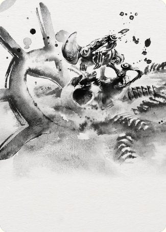 Myr Convert Art Card [Phyrexia: All Will Be One Art Series] | Exor Games Truro