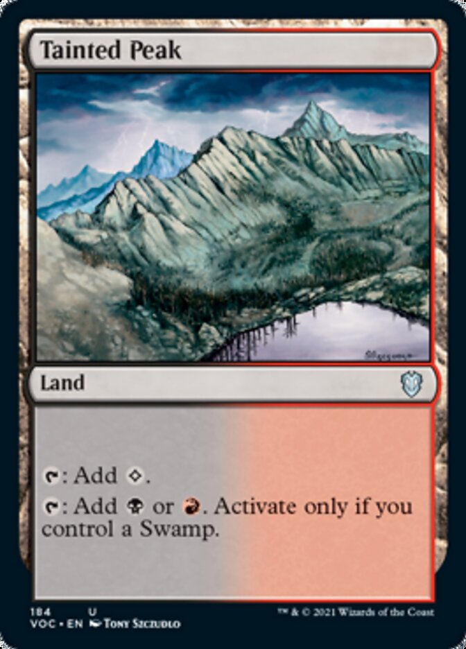 Tainted Peak [Innistrad: Crimson Vow Commander] | Exor Games Truro