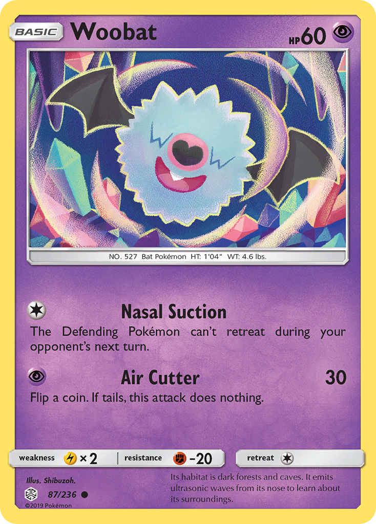 Woobat (87/236) [Sun & Moon: Cosmic Eclipse] | Exor Games Truro