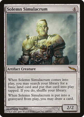 Solemn Simulacrum [Mirrodin] | Exor Games Truro