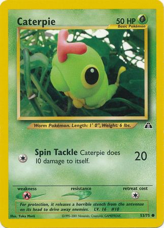 Caterpie (53/75) [Neo Discovery Unlimited] | Exor Games Truro