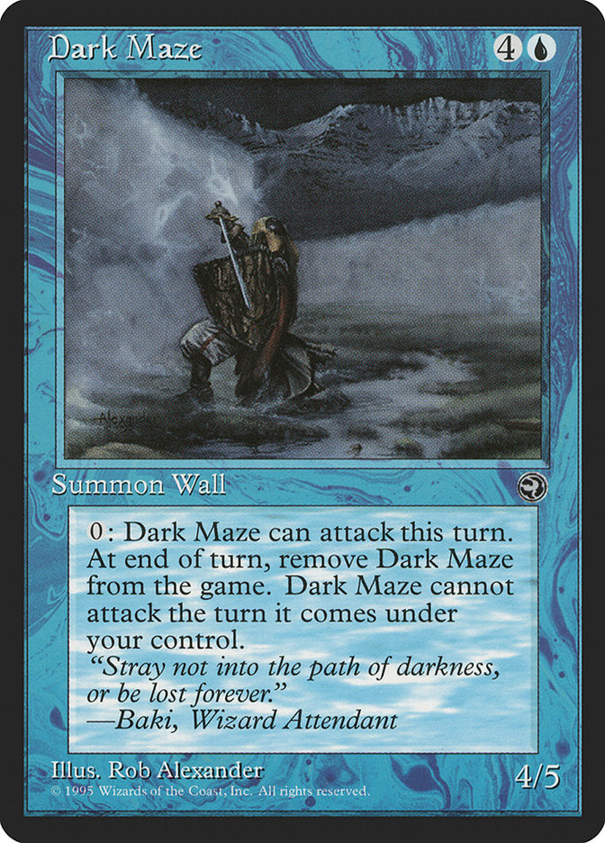 Dark Maze (Baki Flavor Text) [Homelands] | Exor Games Truro