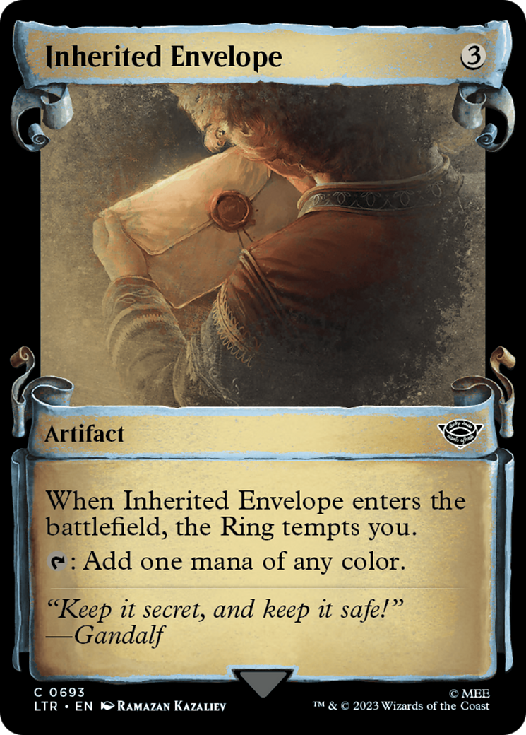 Inherited Envelope [The Lord of the Rings: Tales of Middle-Earth Showcase Scrolls] | Exor Games Truro