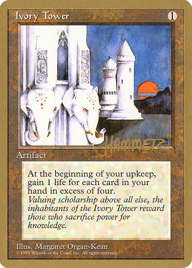 Ivory Tower (Shawn "Hammer" Regnier) [Pro Tour Collector Set] | Exor Games Truro