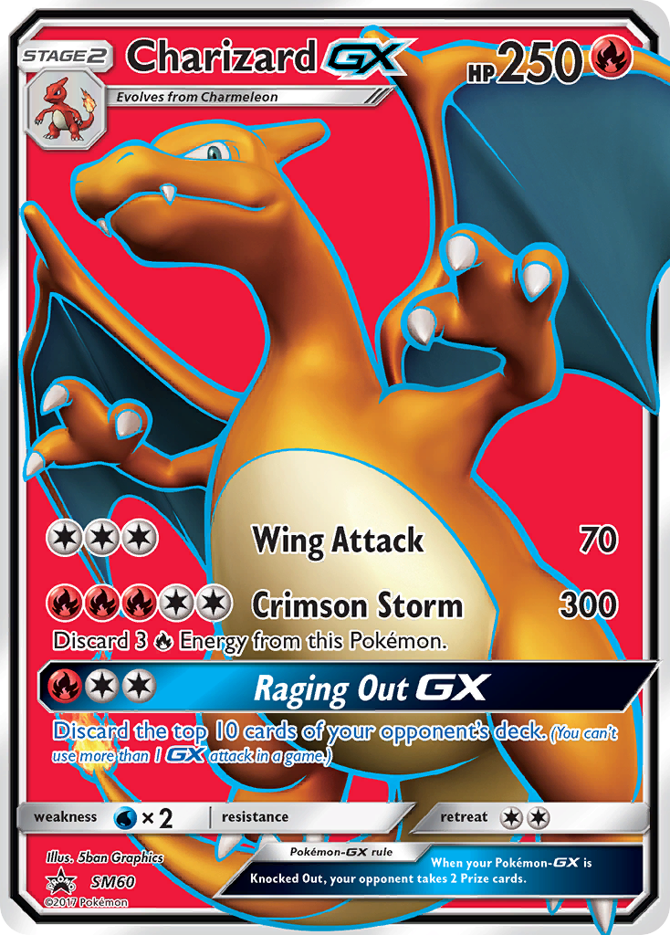 Charizard GX (SM60) (Jumbo Card) [Sun & Moon: Black Star Promos] | Exor Games Truro