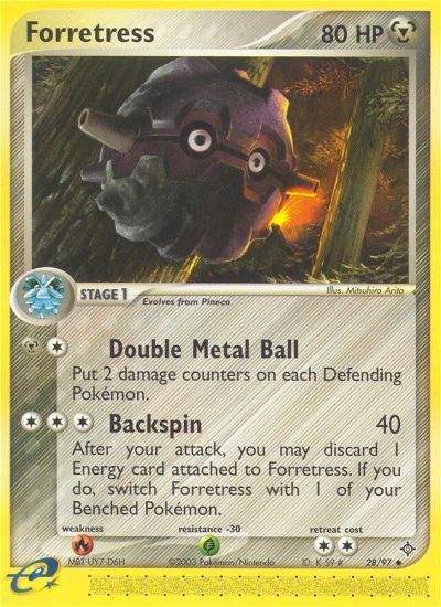 Forretress (28/97) [EX: Dragon] | Exor Games Truro