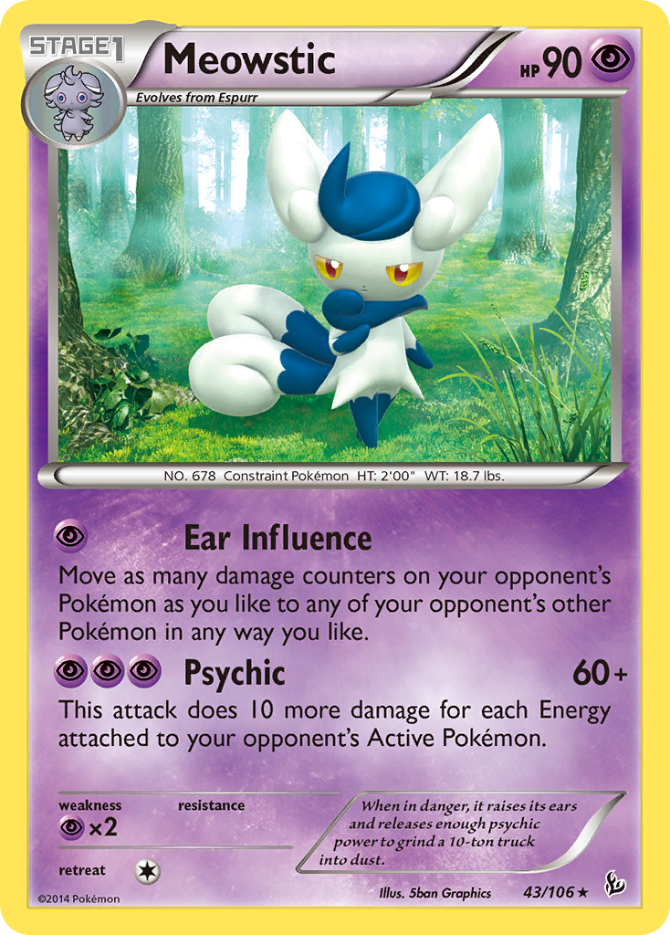 Meowstic (43/106) [XY: Flashfire] | Exor Games Truro