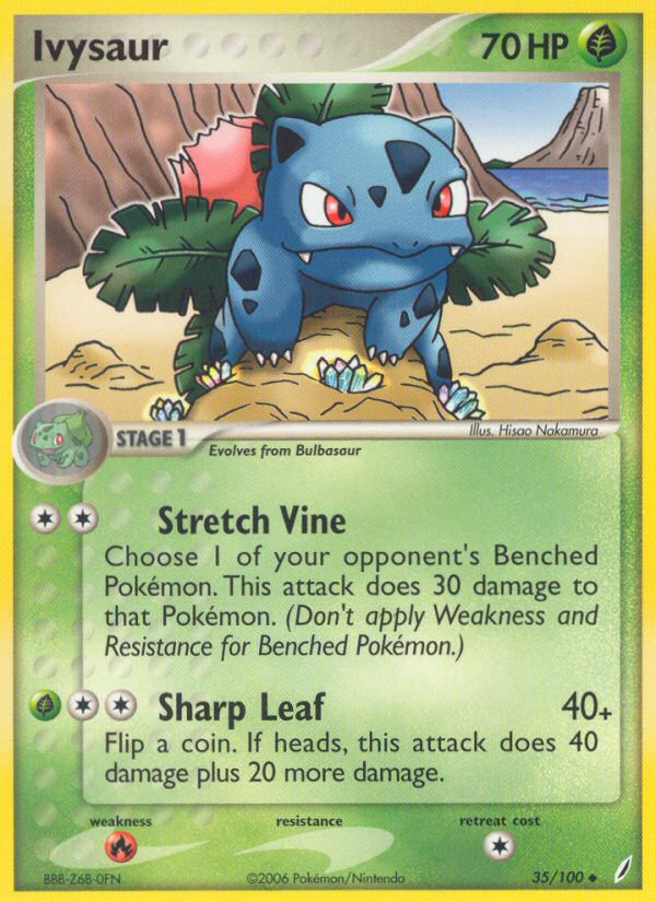 Ivysaur (35/100) [EX: Crystal Guardians] | Exor Games Truro