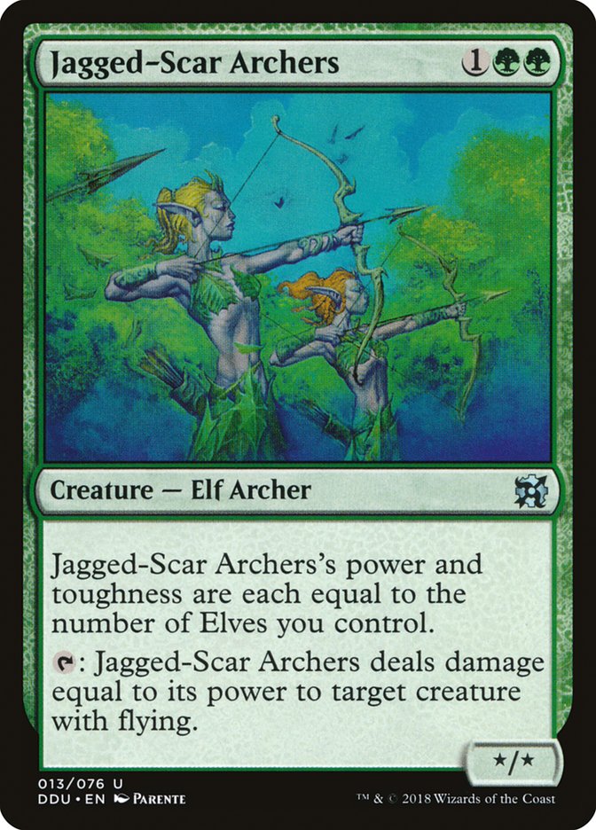 Jagged-Scar Archers [Duel Decks: Elves vs. Inventors] | Exor Games Truro