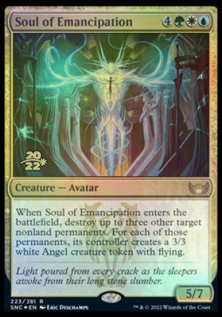 Soul of Emancipation [Streets of New Capenna Prerelease Promos] | Exor Games Truro