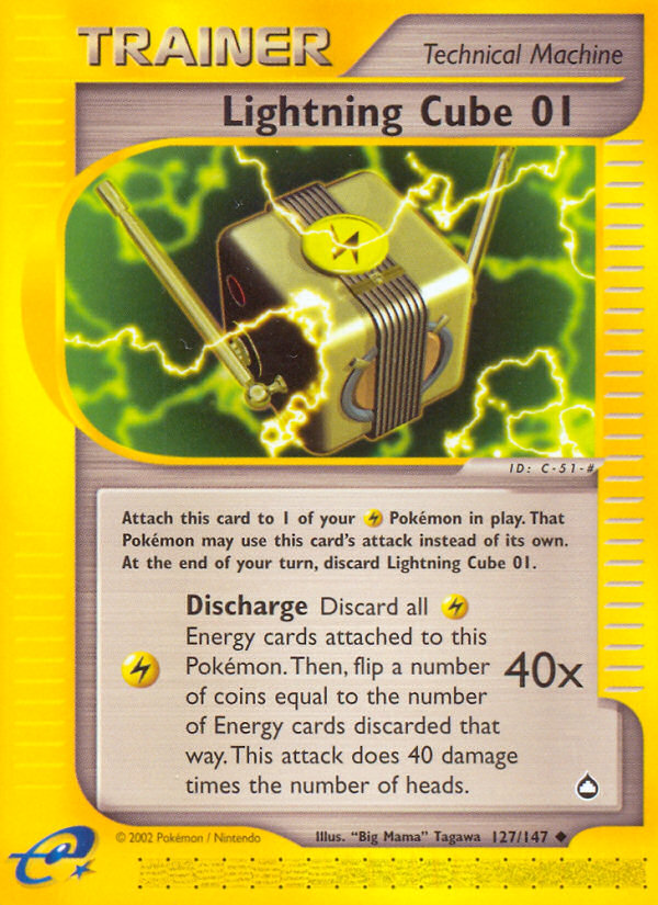 Lightning Cube 01 (127/147) [Aquapolis] | Exor Games Truro