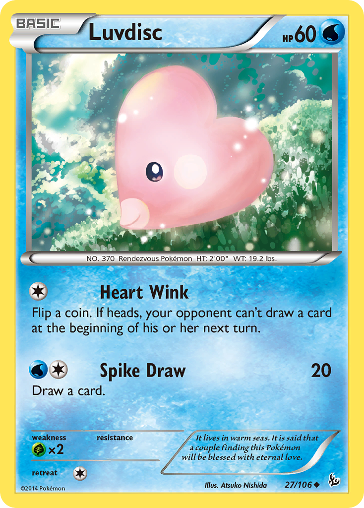 Luvdisc (27/106) [XY: Flashfire] | Exor Games Truro