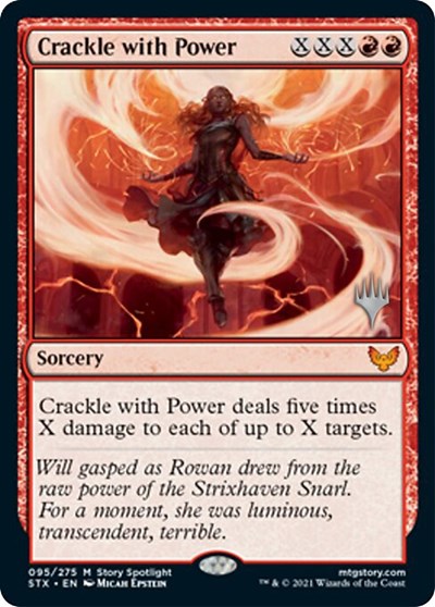 Crackle with Power (Promo Pack) [Strixhaven: School of Mages Promos] | Exor Games Truro