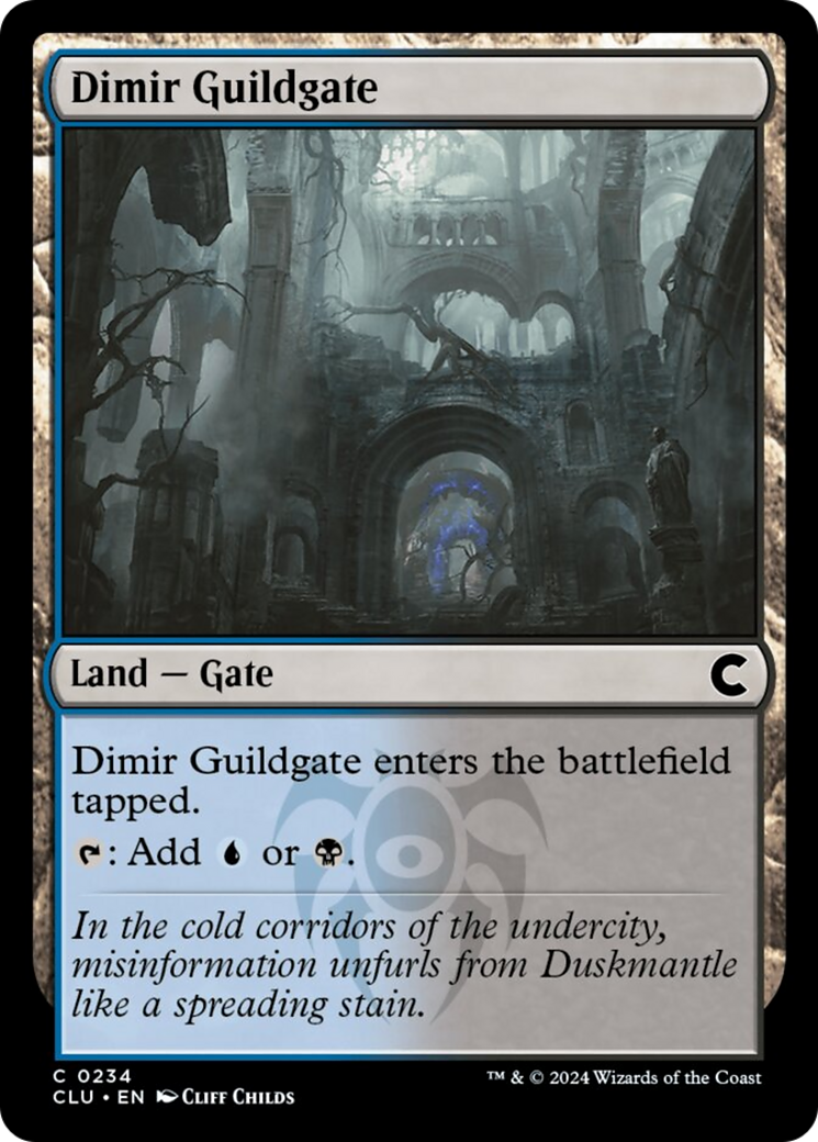 Dimir Guildgate [Ravnica: Clue Edition] | Exor Games Truro