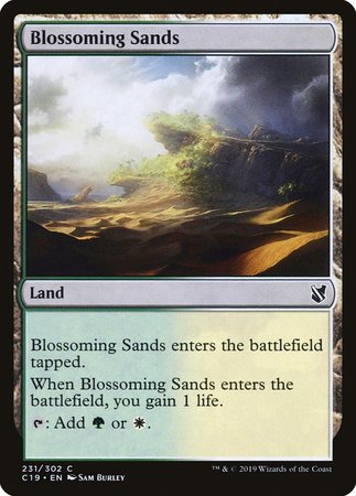 Blossoming Sands [Commander 2019] | Exor Games Truro