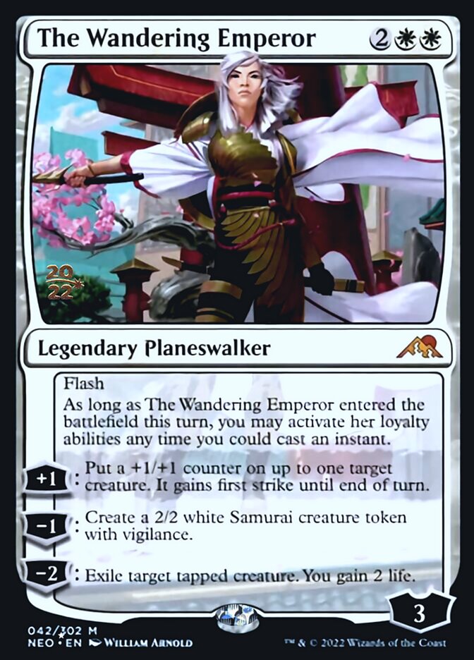 The Wandering Emperor [Kamigawa: Neon Dynasty Prerelease Promos] | Exor Games Truro