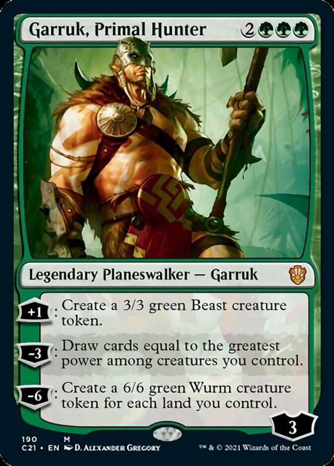 Garruk, Primal Hunter [Commander 2021] | Exor Games Truro