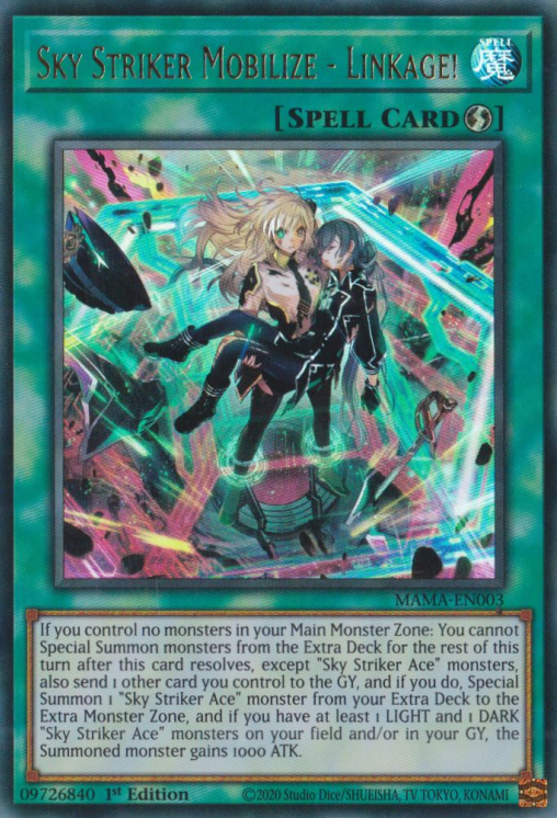 Sky Striker Mobilize - Linkage! [MAMA-EN003] Ultra Rare | Exor Games Truro