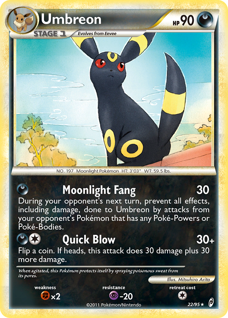 Umbreon (22/95) [HeartGold & SoulSilver: Call of Legends] | Exor Games Truro