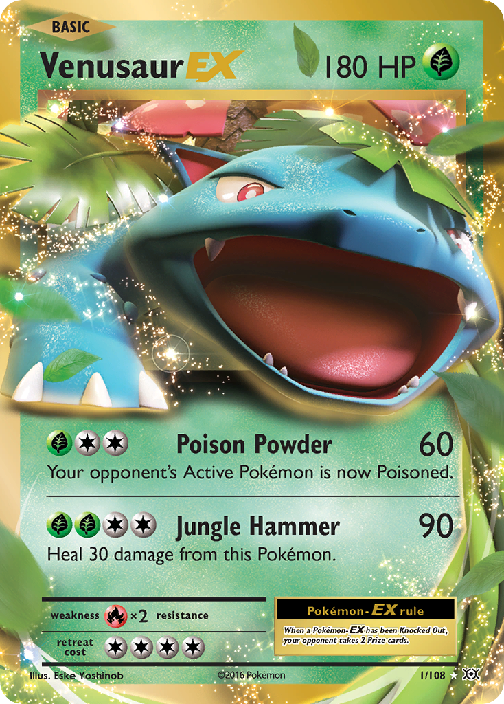 Venusaur EX (1/108) [XY: Evolutions] | Exor Games Truro