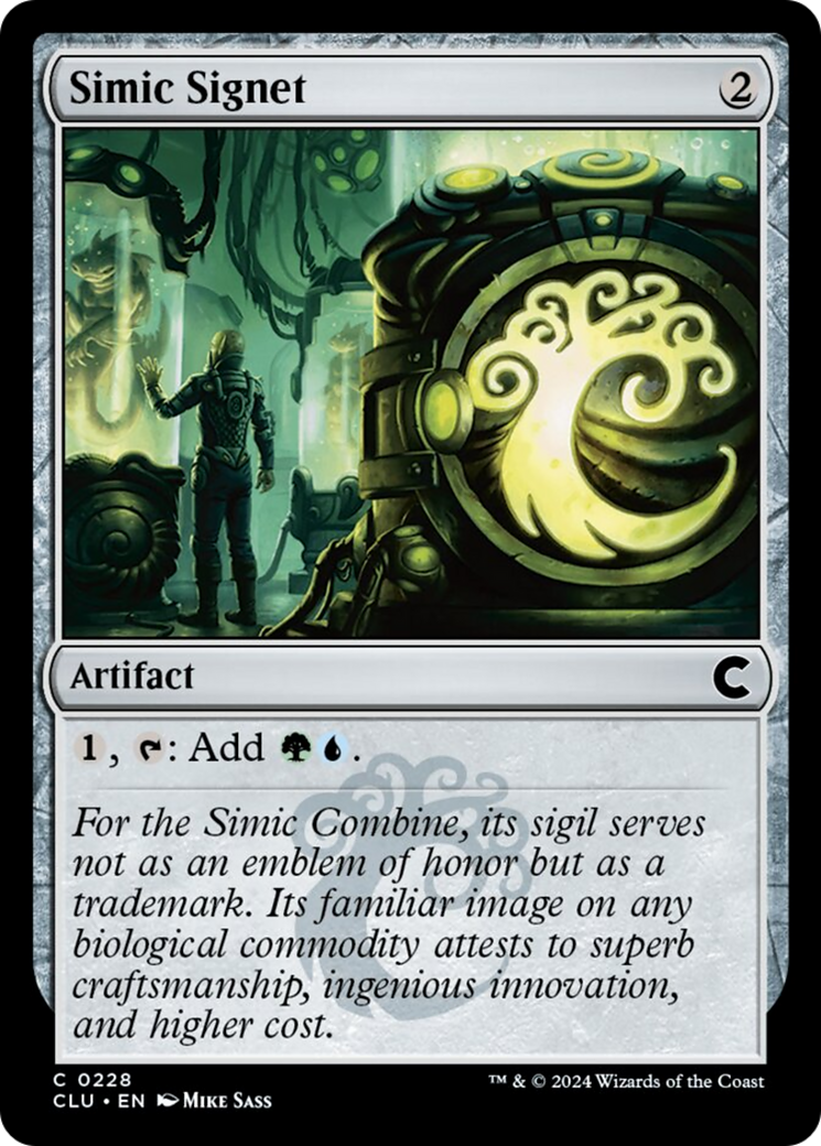 Simic Signet [Ravnica: Clue Edition] | Exor Games Truro