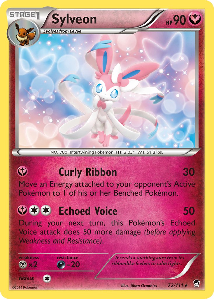 Sylveon (72/111) (Theme Deck Exclusive) [XY: Furious Fists] | Exor Games Truro