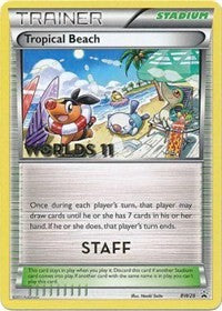 Tropical Beach (BW28) (Staff) [Black & White: Black Star Promos] | Exor Games Truro