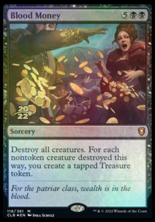 Blood Money [Commander Legends: Battle for Baldur's Gate Prerelease Promos] | Exor Games Truro