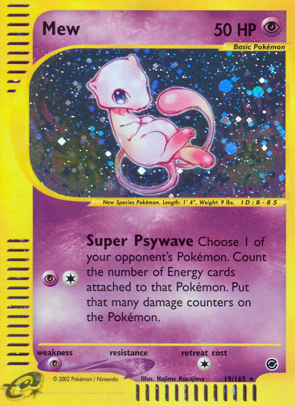 Mew (19/165) [Expedition: Base Set] | Exor Games Truro