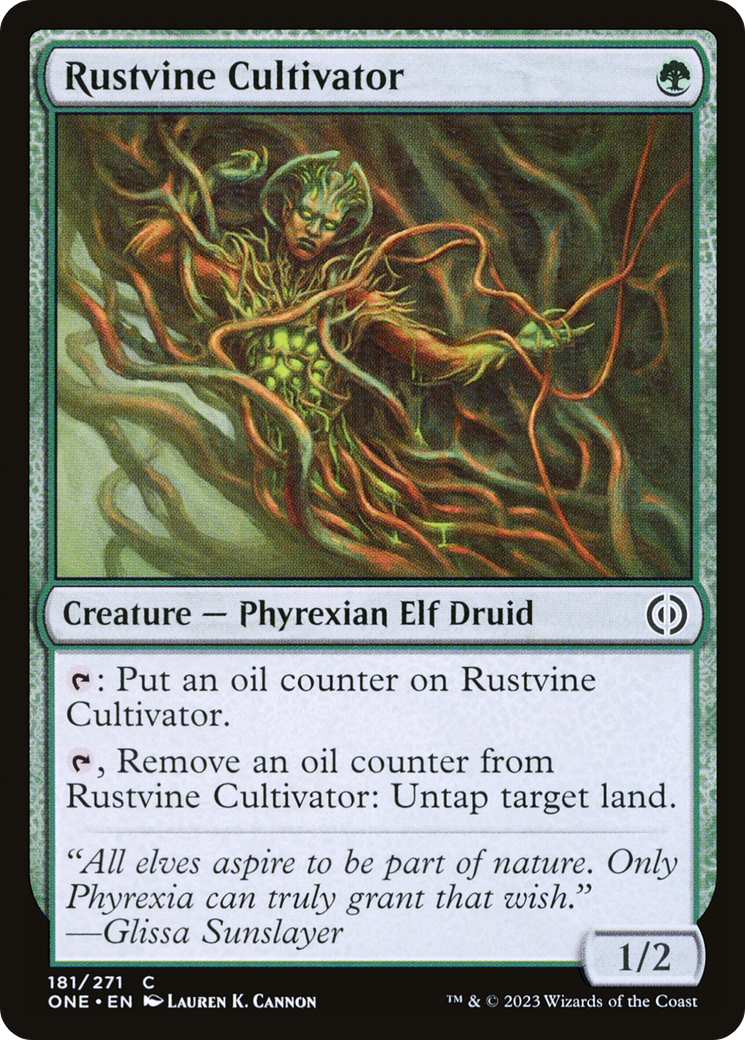 Rustvine Cultivator [Phyrexia: All Will Be One] | Exor Games Truro