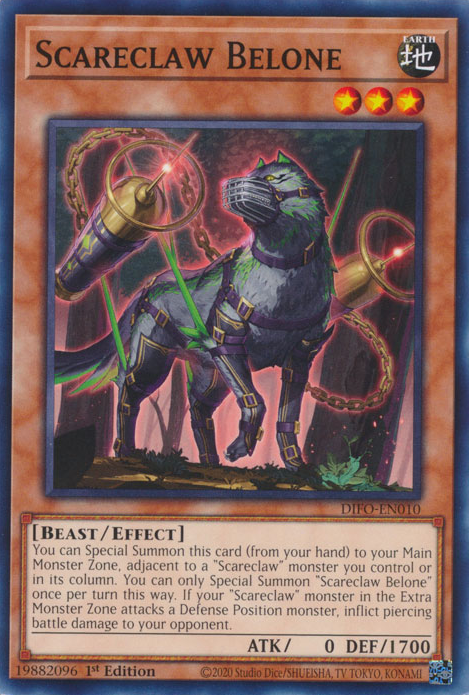 Scareclaw Belone [DIFO-EN010] Common | Exor Games Truro