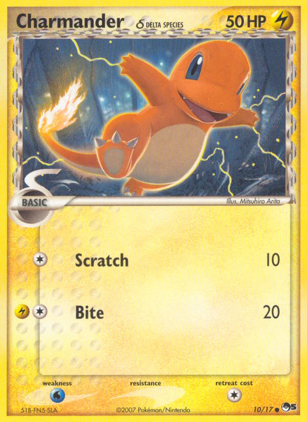 Charmander (10/17) (Delta Species) [POP Series 5] | Exor Games Truro