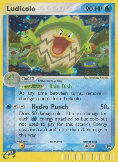 Ludicolo (7/100) [EX: Sandstorm] | Exor Games Truro