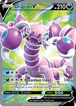 Drapion V (175/185) [Sword & Shield: Vivid Voltage] | Exor Games Truro