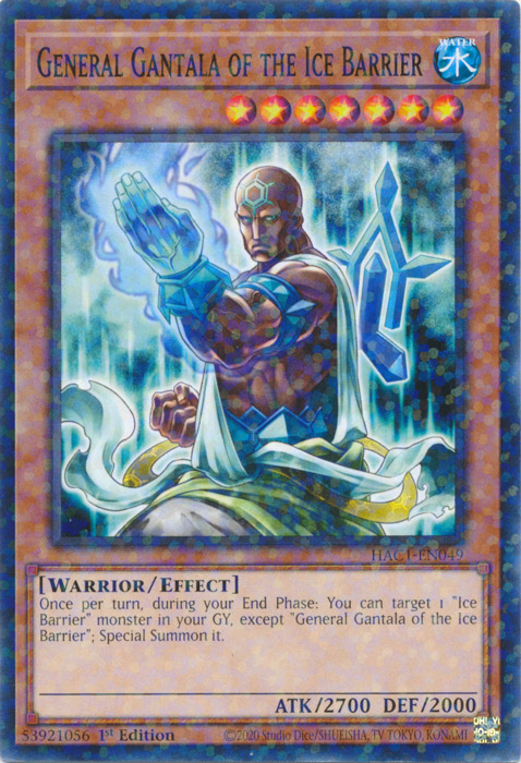 General Gantala of the Ice Barrier (Duel Terminal) [HAC1-EN049] Common | Exor Games Truro