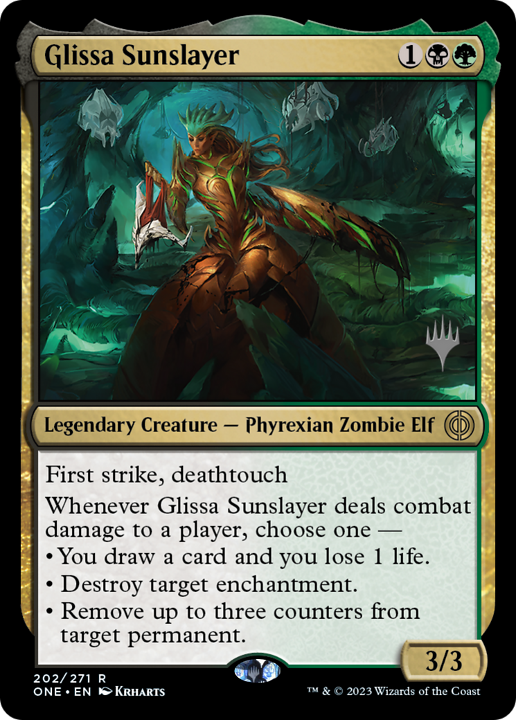 Glissa Sunslayer (Promo Pack) [Phyrexia: All Will Be One Promos] | Exor Games Truro