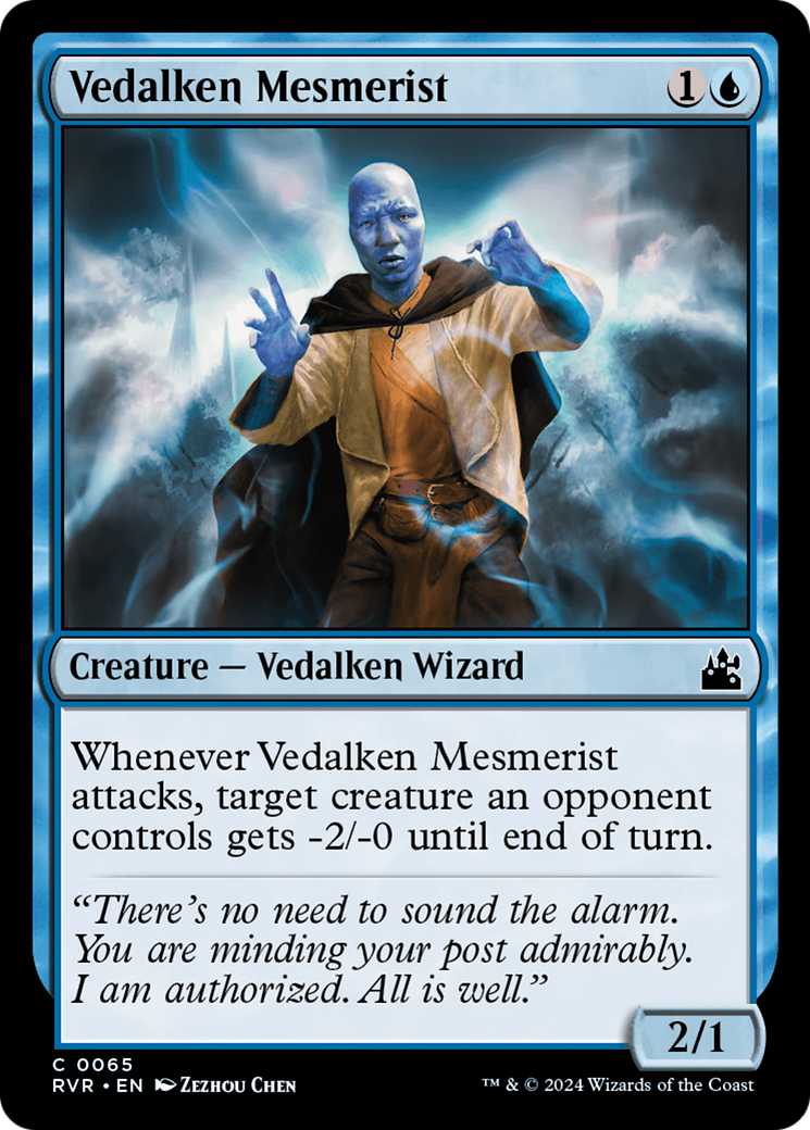 Vedalken Mesmerist [Ravnica Remastered] | Exor Games Truro