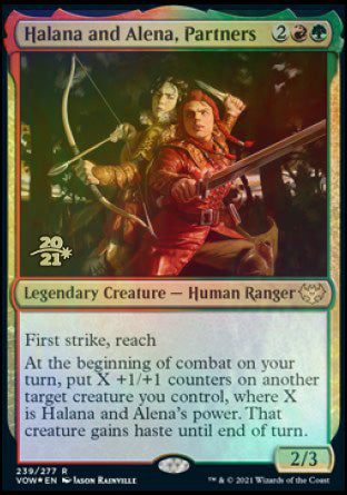 Halana and Alena, Partners [Innistrad: Crimson Vow Prerelease Promos] | Exor Games Truro