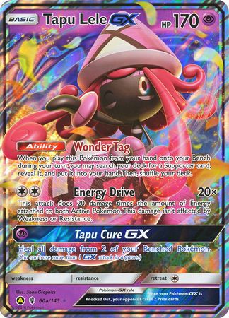 Tapu Lele GX (60a/145) (Alternate card) (Jumbo Card) [Sun & Moon: Guardians Rising] | Exor Games Truro