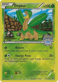 Tropius (5/101) (National Championship Promo) [Black & White: Plasma Blast] | Exor Games Truro